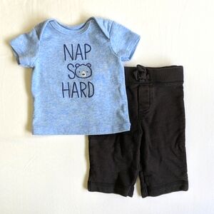 mixed brands newborn baby boy comfy outfit set